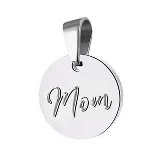 Levně Ocelový přívěsek text MOM - OPP1939