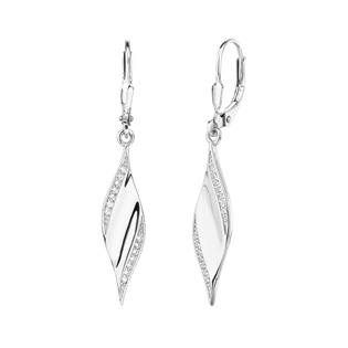 Levně NUBIS® Visací náušnice se zirkony - NB-3066