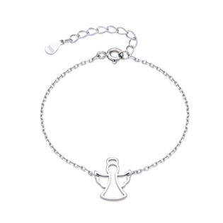 Levně NUBIS® Dětský stříbrný náramek andělíček - DN-0109