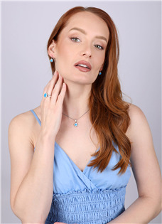 EG1344-OP05-52 Stříbrný prsten se syntetickým opálem a krystaly Preciosa