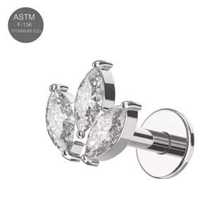 Levně Piercing do brady - labreta titan - TIT1590