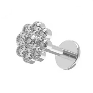 Levně Labreta - piercing do brady kytička - LB041