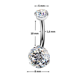 TIT1591 Piercing do pupíku - TITAN