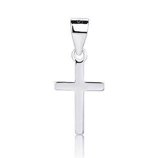 Levně NUBIS® Drobný stříbrný přívěsek křížek - NB-4592