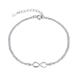NUBIS® Stříbrný náramek nekonečno - NB-1303
