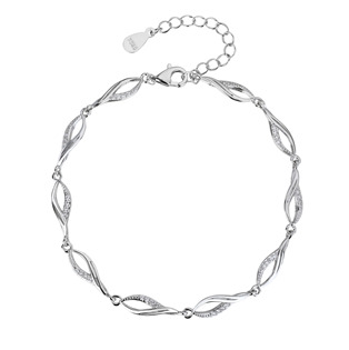 Levně NUBIS® Dámský stříbrný náramek - NB-1307