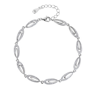 Levně NUBIS® Dámský stříbrný náramek - NB-1308