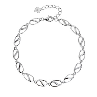 Levně NUBIS® Dámský stříbrný náramek - NB-1306