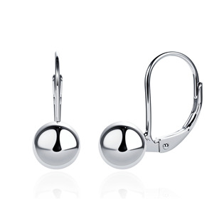 Levně NUBIS® Stříbrné náušnice kuličky - NB-3155