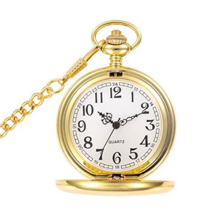 Kapesní hodinky otevírací zlacené - cibule - KH0001-GD