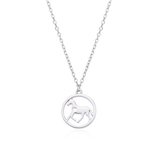 NUBIS® Střibrný náhrdelník kůň - NB-2443