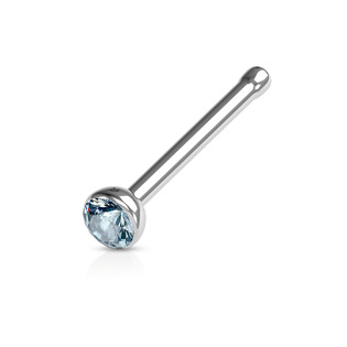 Levně Piercing do nosu - kamínek - N01058LB