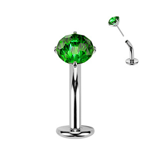 Levně Obrácený PUSH IN piercingu do pupíku TITAN - TIT1621-G