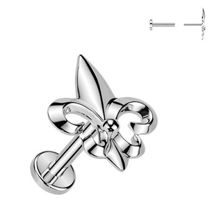 Levně Piercing do brady - PUSH IN labreta TITAN - TIT1629