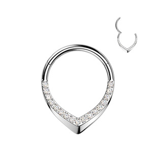 Levně Piercing segment kruh špičatý TITAN - TIT1603-1210