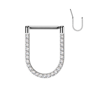 Levně Piercing segment podkova TITAN - TIT1612
