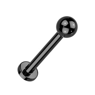 Levně Piercing do brady - labreta černá - LB1139-1210
