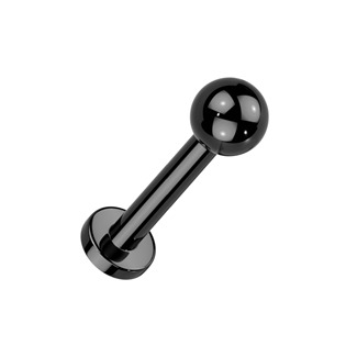 Levně Piercing do brady - labreta černá - LB1139-1206