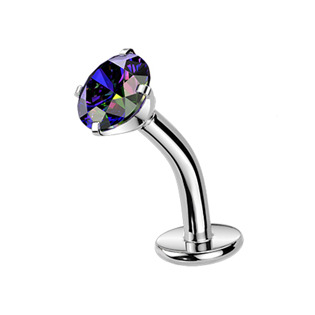 Levně Obrácený PUSH IN piercingu do pupíku TITAN - TIT1711-VM