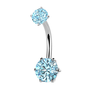 Levně Ocelový piercing do pupíku - BS1078-Q