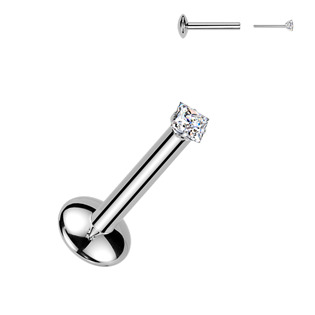 Piercing do brady - PUSH IN labreta TITAN Moissanit 0.06ct - TM012