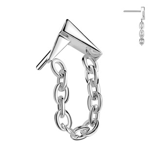 Levně Ozdobná část k PUSH IN piercingu TITAN - TIT1655