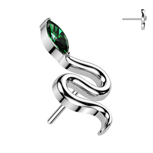 Levně Ozdobná část k PUSH IN piercingu TITAN - TIT1700-G