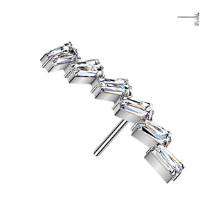 Levně Ozdobná část k PUSH IN piercingu TITAN - TIT1709