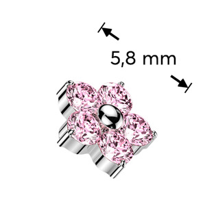 TIT1647-P Náhradní ozdoba k dermálu / labretě TITAN
