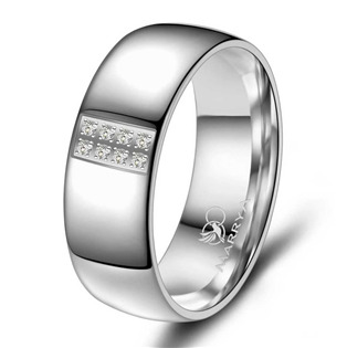 Levně MARRYA® Dámský snubní prsten Titan - velikost 48 - TI-06D-48