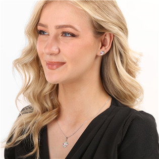 EG2243-CHR Sada šperků s krystaly Swarovski, Chrysolite
