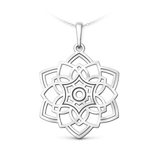 Auronitens Stříbrný přívěsek mandala - PA1508