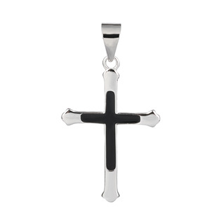 NUBIS® Stříbrný přívěšek kříž - NB-4410