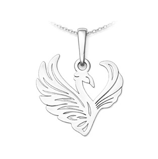 Levně Auronitens Stříbrný přívěsek fenix - PA1876