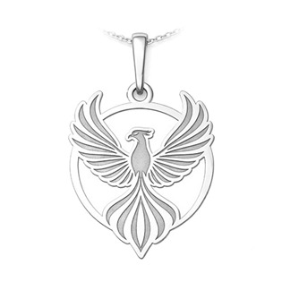 Levně Auronitens Stříbrný přívěsek fenix - PA1791