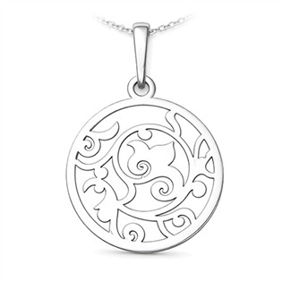 Levně Auronitens Stříbrný přívěsek s ornamenty - PA1551