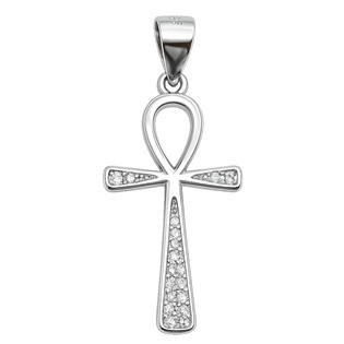 NUBIS® Stříbrný přívěsek egyptský kříž života - NB-4379