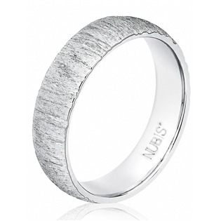 NUBIS® NSS3013 Pánský snubní prsten ocel - velikost 72 - NSS3013-72