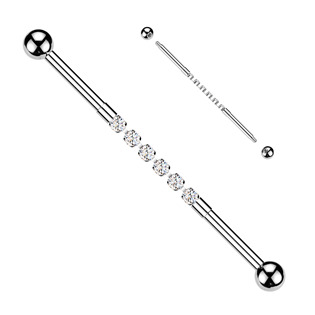 ID01050 Industrial piercing s kamínky