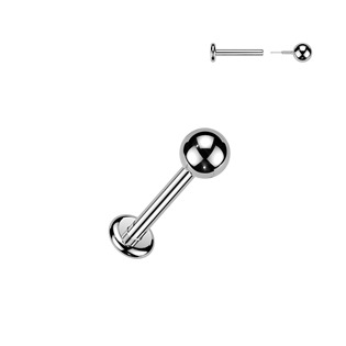 TIT1742-0808 Piercing do brady - labreta s kuličkou TITAN
