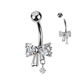WP0129 Piercing do pupíku mašlička