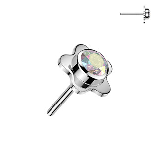 TIT1719-C Náhradní kytička k PUSH IN piercingu TITAN