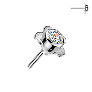 TIT1719-C Náhradní kytička k PUSH IN piercingu TITAN