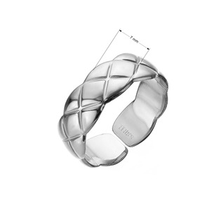 EG3745 Ocelový prsten diamantový design