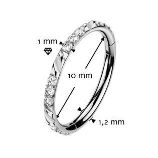 TIT1777-1208 TITAN piercing - segment kruh
