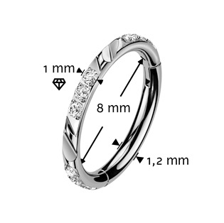 TIT1777-1208 TITAN piercing - segment kruh