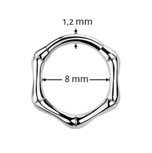 TIT1787-1208 Piercing segment kruh TITAN 1,2 x 8 mm