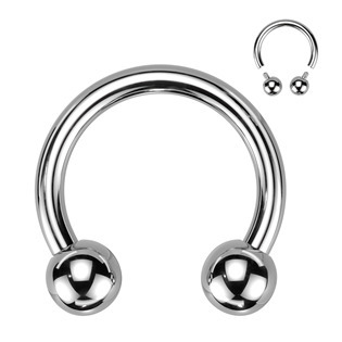 TIT1788-251055 Piercing - podkova TITAN