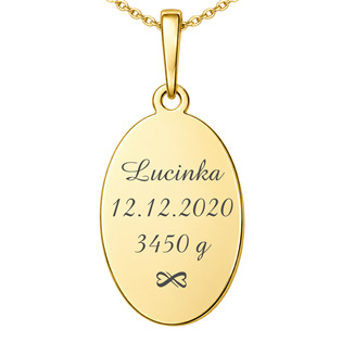PA1936-GD Pozlacený stříbrný přívěsek svatý Štěpán