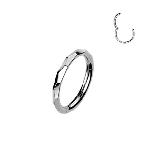 SG146-1010 Ocelový piercing - segment kruh
